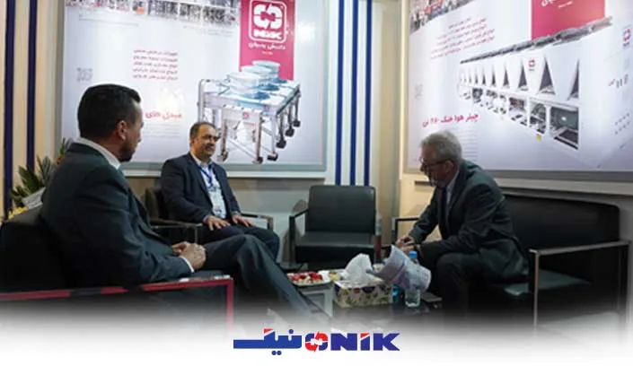 تجهیزات سرمایشی شرکت نیک در نمایشگاه نفت و گاز 1404